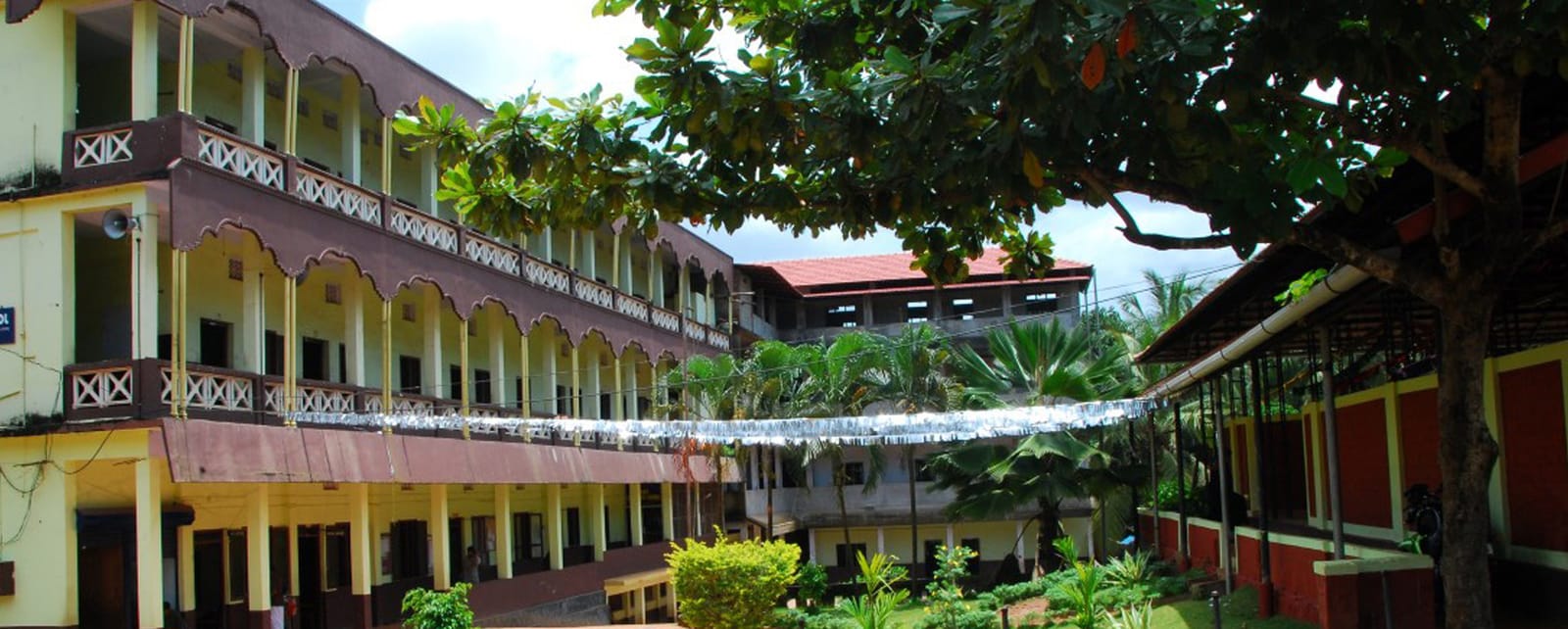 Irshad English School grounds and surroundings